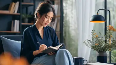 Guru dan orang tua berdiskusi tenang tentang kesehatan mental anak dalam suasana reflektif, menggambarkan perspektif psikologi sosial